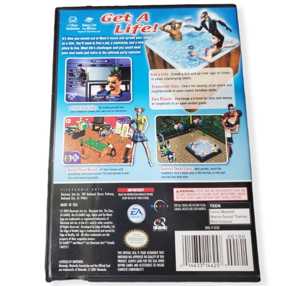 EA Games The Sims Games for The Nintendo GameCube Console System - Picture 2 of 4
